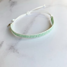 Load image into Gallery viewer, Mint Beaded Friendship Bracelet