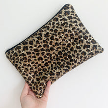 Load image into Gallery viewer, Leopard Gold Clutch