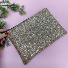 Load image into Gallery viewer, Gold Glitter Bag