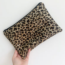 Load image into Gallery viewer, Leopard Gold Clutch