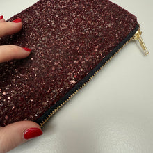 Load image into Gallery viewer, Burgundy Glitter Bag
