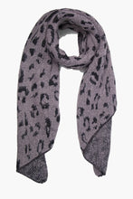 Load image into Gallery viewer, Leopard print scarf - various colours
