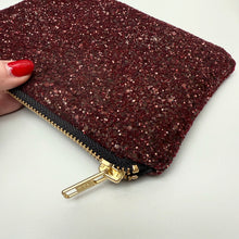 Load image into Gallery viewer, Burgundy Glitter Bag

