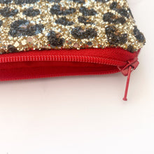 Load image into Gallery viewer, Gold Leopard Coin Purse
