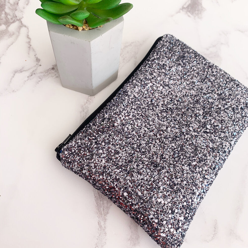Gunmetal Glitter Bag