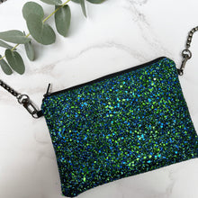 Load image into Gallery viewer, Peacock Glitter Bag
