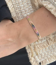 Load image into Gallery viewer, Black and Pink Bead Bracelet
