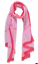 Load image into Gallery viewer, Pink Striped Scarf
