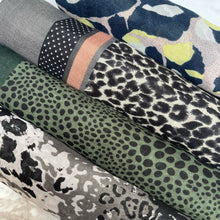 Load image into Gallery viewer, Yellow Neutral Leopard Scarf
